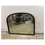 Vintage Wooden Wall or Dresser Mirror