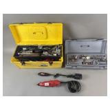 Corded Dremel (2) W/ Tool Boxes & Misc. Tools