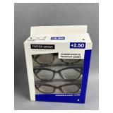 3-pack of Foster Grant Reading Glasses