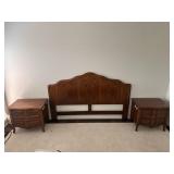 Henredon Villandry King Headboard & Nightstand