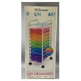NIB 10-Drawer Rolling Cart