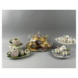 Vintage Porcelain Mini Teapot Sets & More