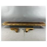 Rustic Wooden Wall Shelf