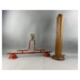 Hollywood Regency Wood Column Lamp & More