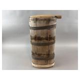 Antique Primitive Wooden Apple Barrel