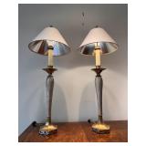Hollywood Regency Chapman Buffet Lamp Pair