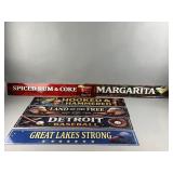 Lot of Decorative Indoor/Outdoor Metal Signs