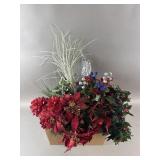 Box Of Miscellaneous Christmas Decorations