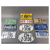 Vintage License Plates