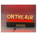 Vintage "ON THE AIR" Neon Sign
