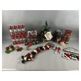 Lot of Christmas Decorations and Ornaments