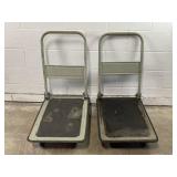 2 - Heavy Duty Rolling Push Cart