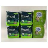 Prevail Bariatric Briefs & 4 pk Puffs Kleenex