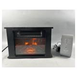 Lifesmart Tabletop Fireplace Space Heater & More