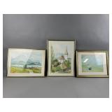 Lot of Original Framed Watercolor Paintings