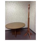 Round Office Table & Coat Rack