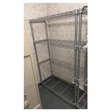 Wire Shelving Rack in Silver, Adjustable Shelving