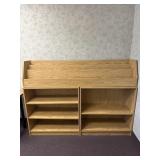 Wood Book Display & Storage Shelving Unit