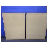 2 Large Wooden Framed Cork Boards