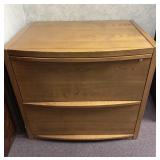 Wooden 2 Drawer File Cabinet