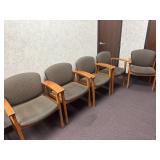 Office Waiting Room Chairs (5)