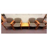 Office Waiting Room Chairs and Mini Table