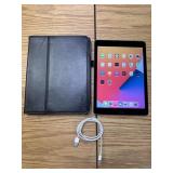 Unlocked 6th Gen iPad in Silver w/ Charger & Case