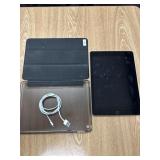 Unlocked 6th Gen iPad in Silver w/ Charger & Case