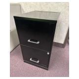 Small Black Filing Cabinet