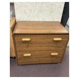 Wooden 2-Drawer Cabinet