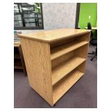 Double Sided Rolling Bookshelf