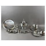 Vtg Stieff Pewter Stainless Steel Kitchenware Set