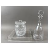 Waterford & William Yeoward Crystal Vase & Jar
