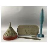 US VN War-era HEAT Rifle Grenade Trainer & More