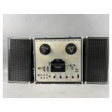 Vtg Sanyo Stereophonic Reel-to-Reel Tape Recorder
