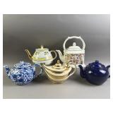 Vintage Decorative Tea Pots Lot