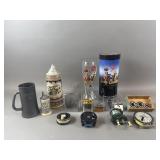 Vtg Olympia Stein, Lighters, Fishing Reels & More