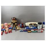 Vtg Toy Lot - Diecast Cars, Action Figures & More