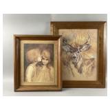 Framed Print "A Little Kiss" by Keane & More