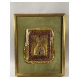 Framed Ferro & Cimegotto Murano Glass Icon