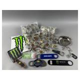 Monster Energy Decals, Bottle Opener & More