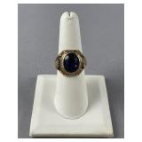 Vintage-style Menï¿½s 10k Gold Ring