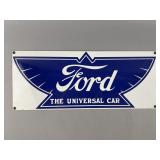 Vtg-style Ford "The Universal Car" Porcelain Sign