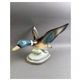 Vtg Mallard Duck Ceramic Figure