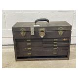 Vtg Kennedy Machinist Tool Chest & Contents