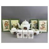 Hummel Tea Set, Frames, and Egg Collectables