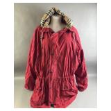 Vintage Red Burberry Coat