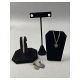 Sterling Silver Bracelet, 14K Earrings & More