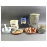 Vtg Ceramic Pottery Crocks, Jars, & More