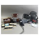 Vtg Fujifilm Film Cameras, Lens, & More